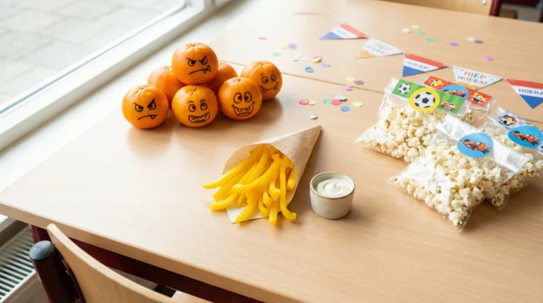 schooltraktatie op tafel